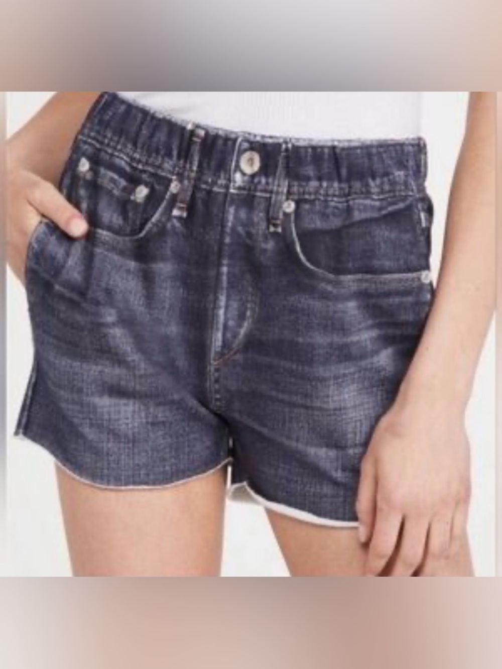 Rag and Bone Miramar Shorts - Dark Wash
